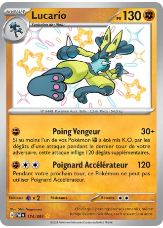 Lucario #174/91 — Destinées de Paldea