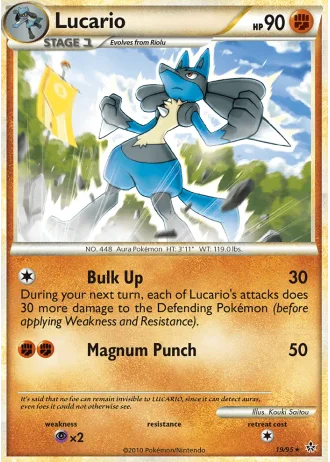 Lucario #19/95 — Forze Scatenate