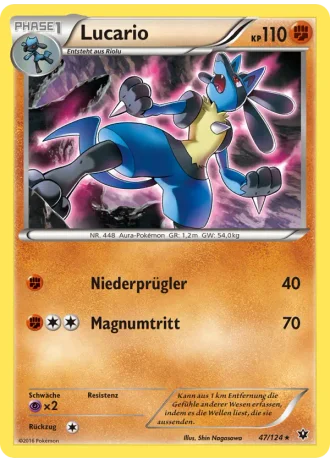 Lucario #47/124 — Schicksalsschmiede