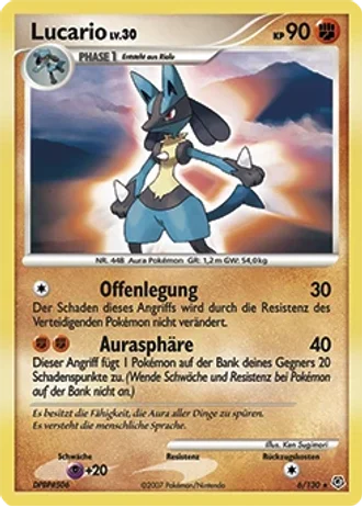 Lucario #6/130 — Diamant & Perl