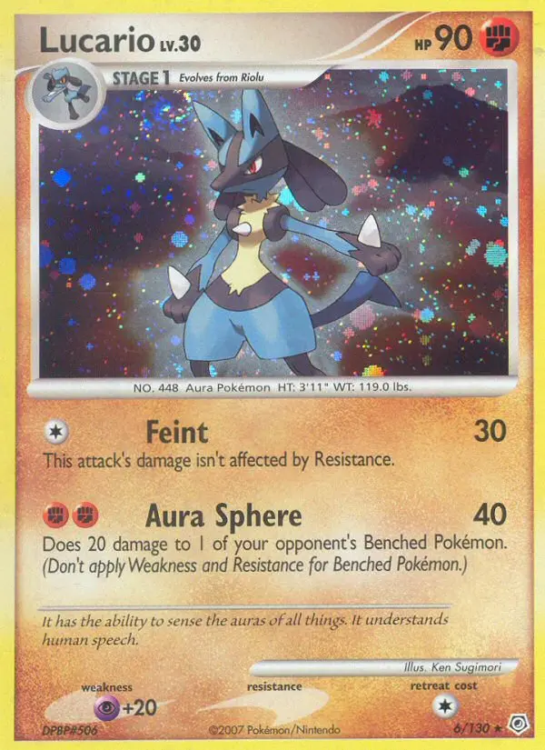 Lucario #6 — Diamond & Pearl