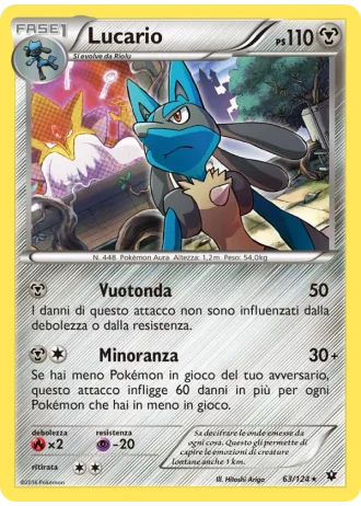 Lucario #63/124 — Destini Incrociati