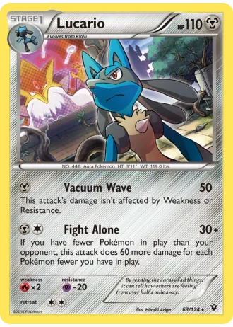 Lucario #63/124 — Fates Collide