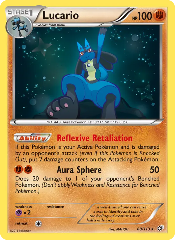 Lucario #80 — Legendary Treasures