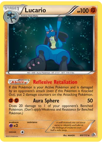 Lucario #80 — Legendary Treasures