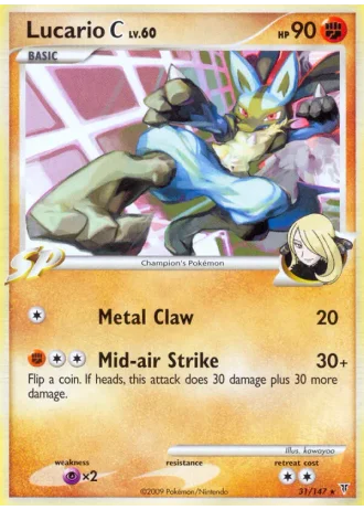 Lucario C #31/147 — Supreme Victors