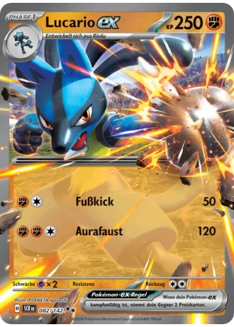 Lucario ex #082/142 — Stellarkrone