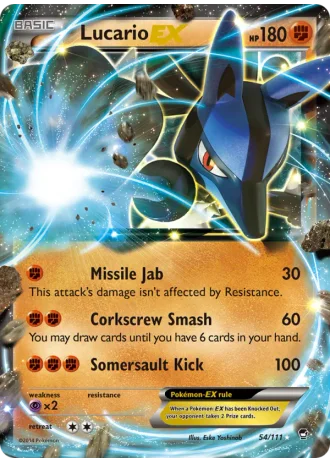 Lucario-EX #54-xy3/64 — World Championships 2015