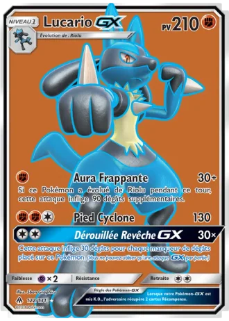Lucario GX #122/131 — Lumière Interdite