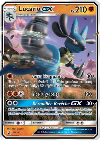 Lucario GX SM100 — Soleil & Lune Promos