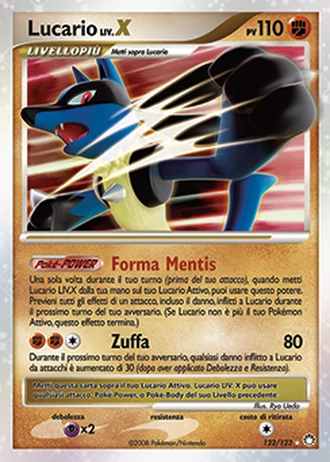 Lucario LIV.X #122/123 — Tesori Misteriosi