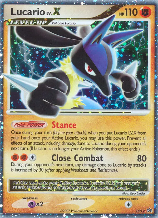 Lucario LV.X DP12 — Diamond & Pearl Promos