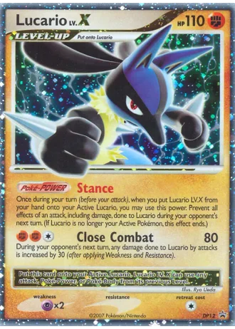 Lucario LV.X DP12 — Diamond & Pearl Promos