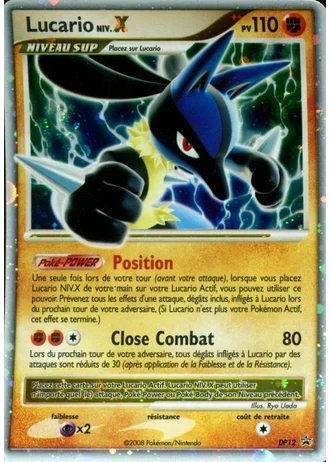 Lucario Niv.X DP12 — Diamant & Perle Promos