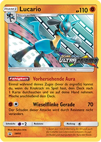 Lucario SM95 — Sonne & Mond Promos