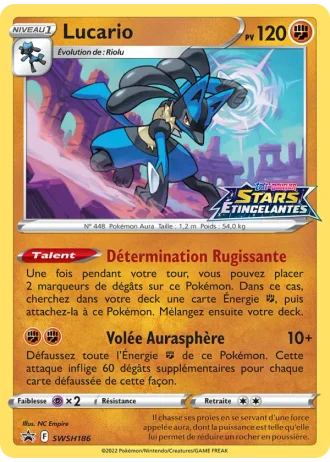 Lucario SWSH186 — Épée & Bouclier Promos