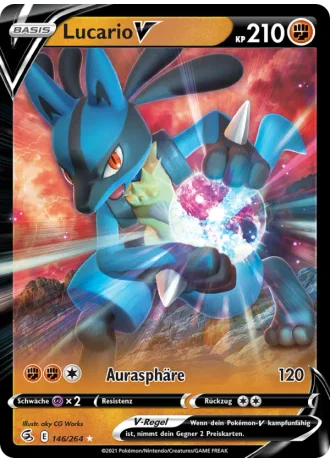 Lucario V #146/264 — Fusionsangriff