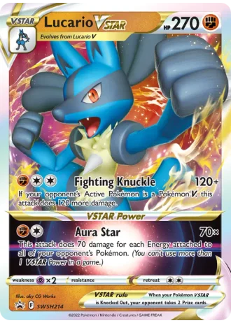 Lucario VSTAR SWSH214 — Sword & Shield Promos