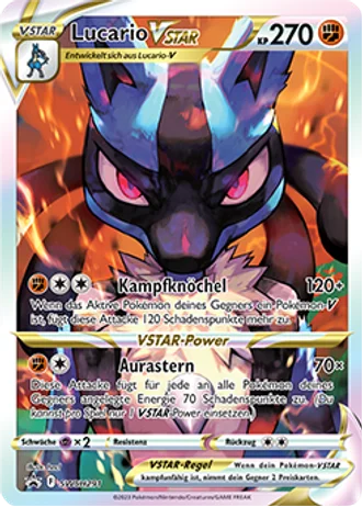Lucario VSTAR SWSH291 — Schwert & Schild Promos