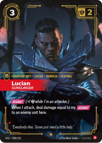 Lucian, Gunslinger #028/221 — Spiritforged