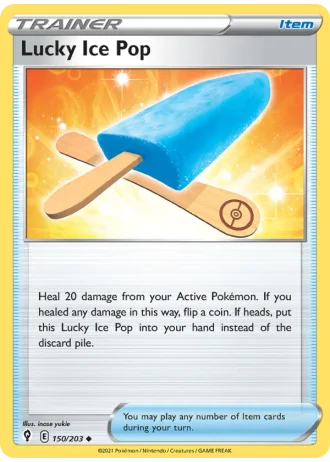 Lucky Ice Pop #150/203 — Evolving Skies
