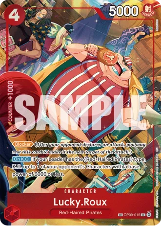 Lucky.Roux (OP09-015) (Treasure Rare) — A Fist of Divine Speed (OP11)