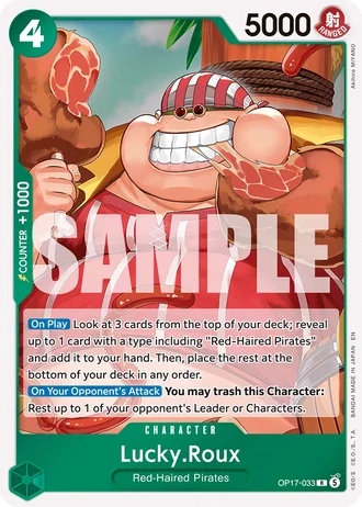 Lucky.Roux (OP17-033) — The World's Strongest Warriors (OP17)