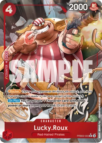 Lucky.Roux (RB02-003) (Alternative Art) — One Piece Card The Best Vol.2(PRB02)