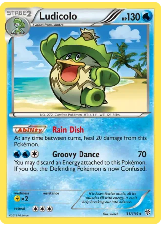 Ludicolo #31/135 — Plasma Storm