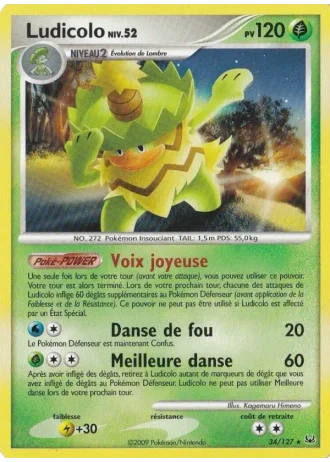 Ludicolo #34/127 — Platine
