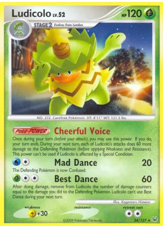 Ludicolo #34/127 — Platino