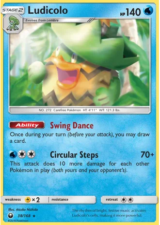 Ludicolo #38/168 — Celestial Storm