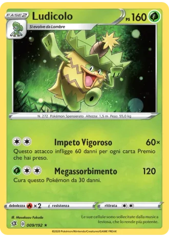 Ludicolo #9/192 — Fragore Ribelle
