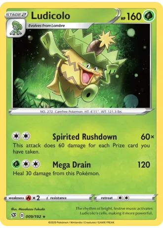 Ludicolo #9/192 — Rebel Clash