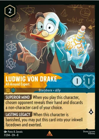 Ludwig Von Drake - All-Around Expert #7/204 — Reign of Jafar
