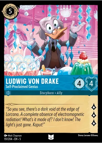 Ludwig Von Drake - Self-Proclaimed Genius #151/204 — Shimmering Skies