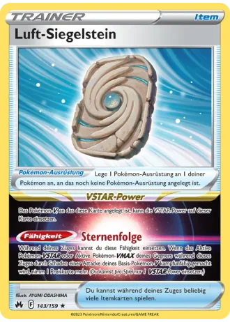 Luft-Siegelstein #143/159 — Zenit der Könige