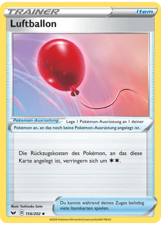 Luftballon #156/202 — Schwert & Schild