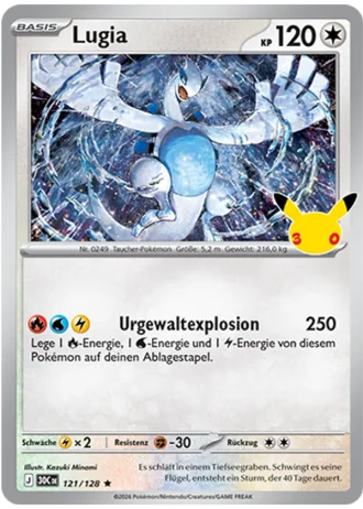 Lugia #121/128 — 30 Jahre