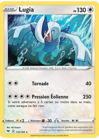 Lugia #132/185 — Voltage Éclatant