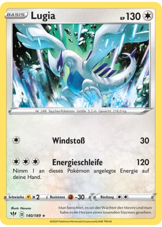 Lugia #140/189 — Flammende Finsternis