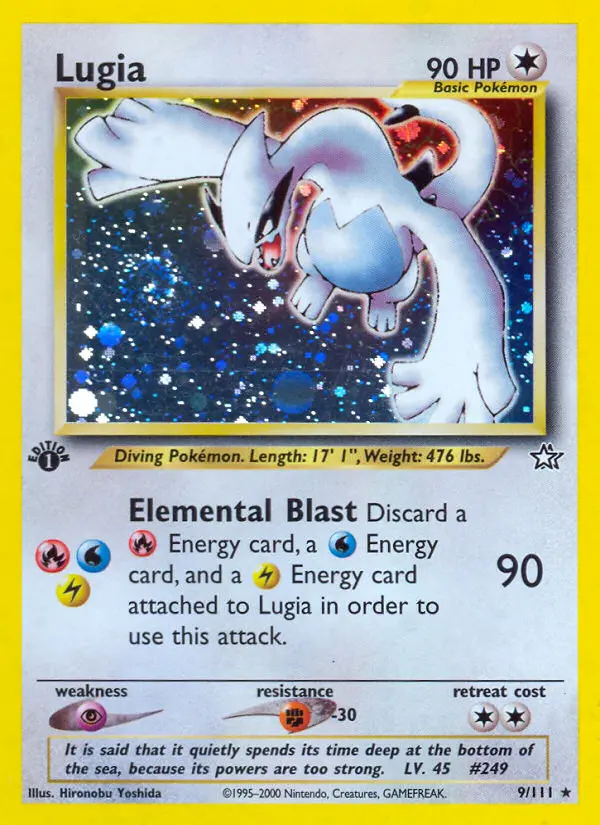Lugia (1st Edition) #9 — Neo Genesis (1st Edition)