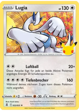 Lugia #22/25 — Celebrations
