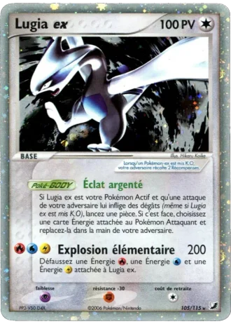 Lugia ex #105 — EX Forces Cachées