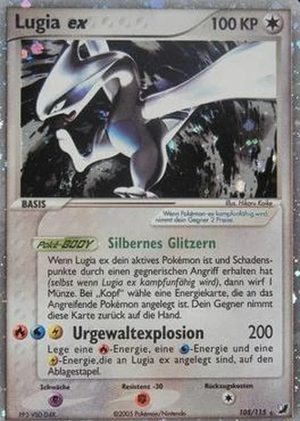 Lugia ex #105/115 — EX Verborgene Mächte