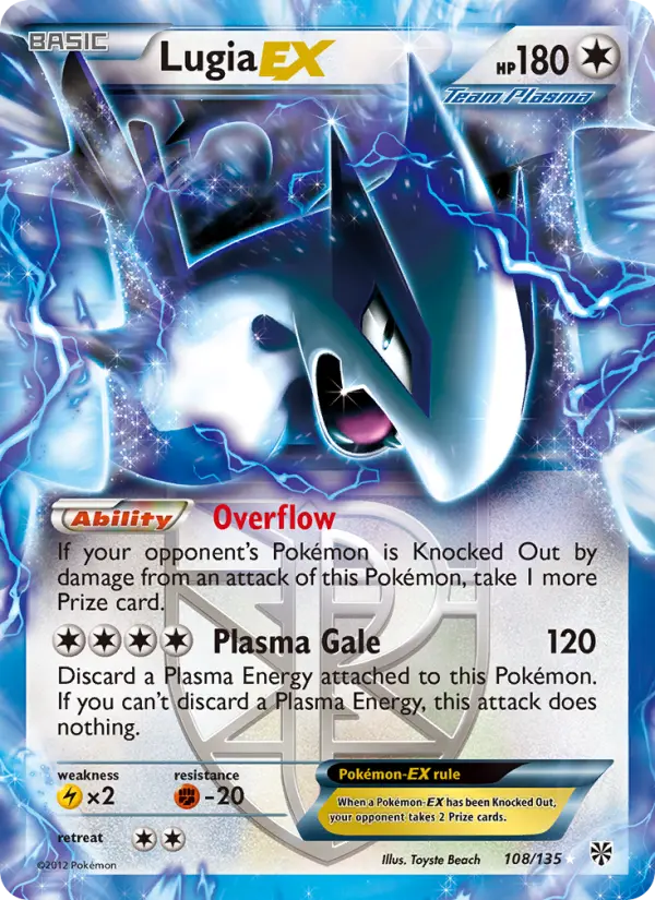 Lugia EX #108 — Plasma Storm