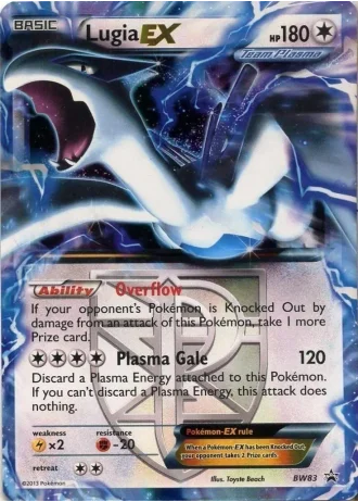 Lugia EX BW83 — Black & White Promos