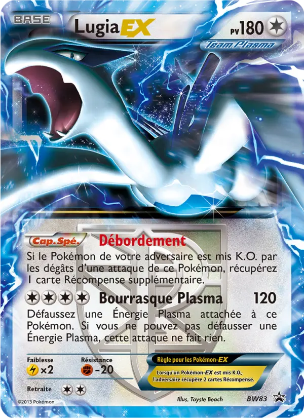 Lugia ex BW83 — Noir & Blanc Promos