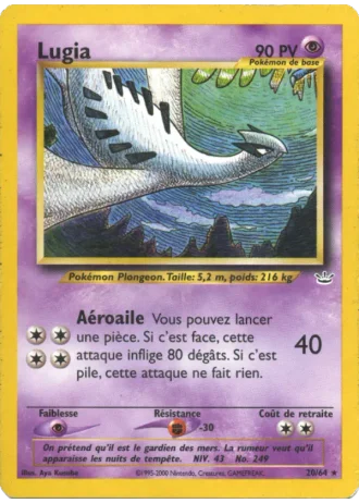 Lugia (première édition) #20/64 — Neo Revelation (1ère Édition)
