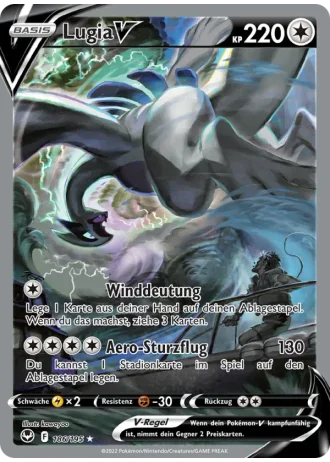 Lugia V #186 — Silberne Sturmwinde